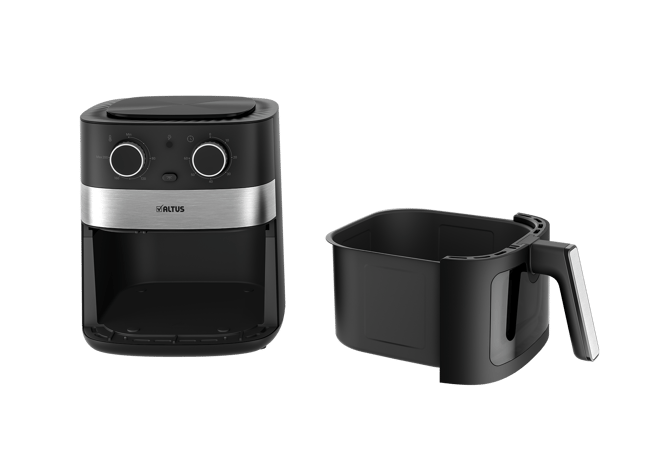 ALTUS AL 2983 AF Ecofryer XL Airfryer (6,5L Hazne / 1750W / Çift düğme Kontrol / 60Dk Zaman ayar)