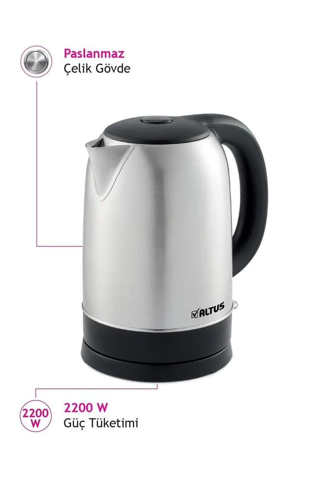 Altus Al 728 I İnox Kettle