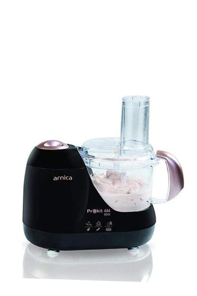 Arnica GH21031 Prokit 444 Mini Mutfak Robotu Siyah Rose