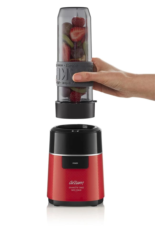 Arzum AR1174-K Shake'N Take Neo Maxı Sürahi Blender Kımızı
