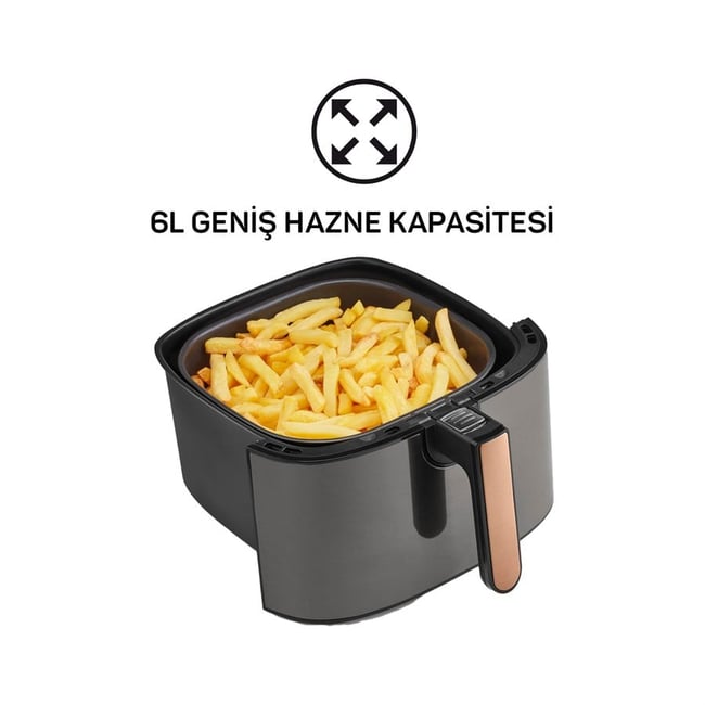 Arzum Ar2074-B Aırtasty Xl Aır Fryer Sıcak Hava Frıtozu