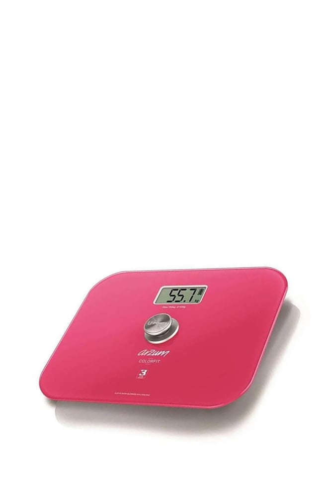 Arzum AR5034 Colorfit Çevre Dostu Cam Dijital Baskül Pembe