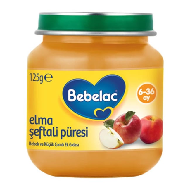 Bebelac 125Gr Şeftali Elma Püresi