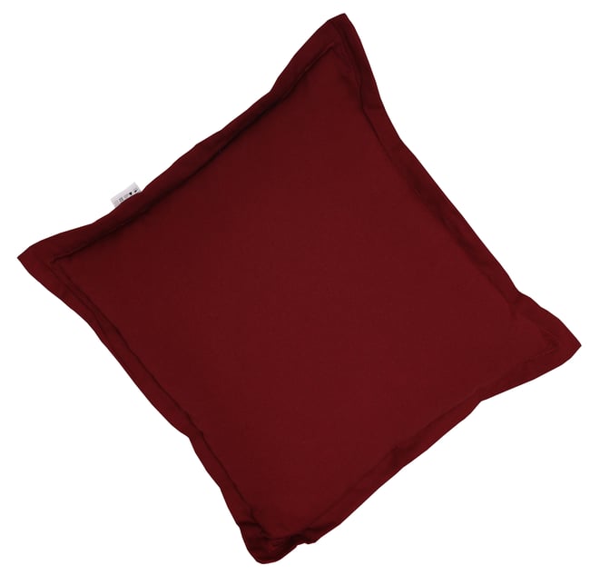 Belde Barok Kırpıntılı Kırlent Bordo - 3673