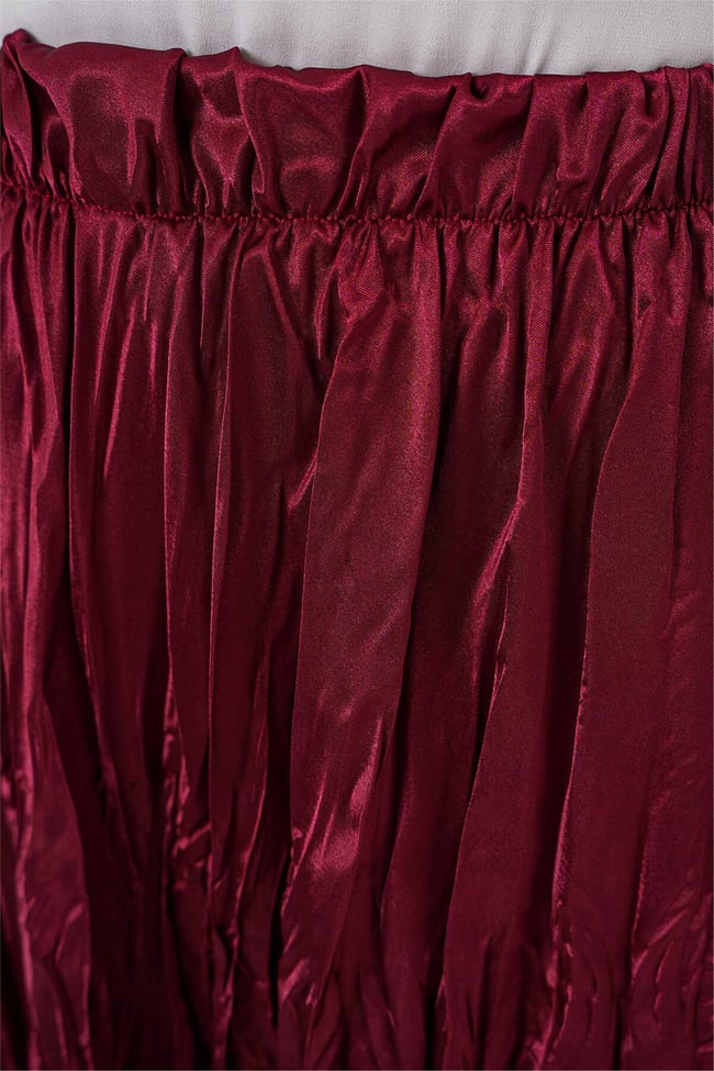 Bigdart 8034 Bordo Kadın Etek