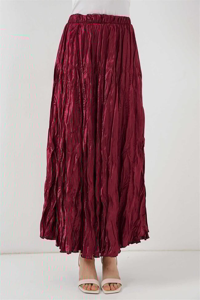 Bigdart 8034 Bordo Kadın Etek