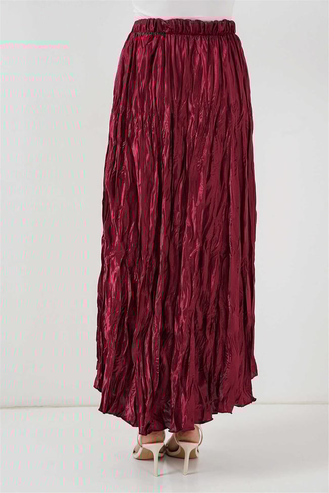 Bigdart 8034 Bordo Kadın Etek