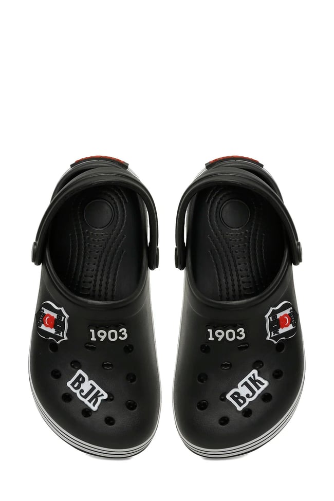 Bjk 5M Berta J Iı Bjk F 5Fx Siyah Filet Erkek Çocuk Crocs Terlik