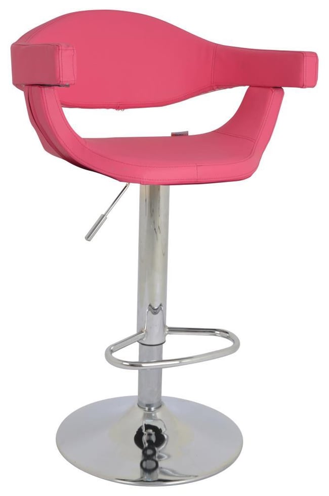 Bürocci Olga Bar Taburesi- Pembe Deri-9524S0120