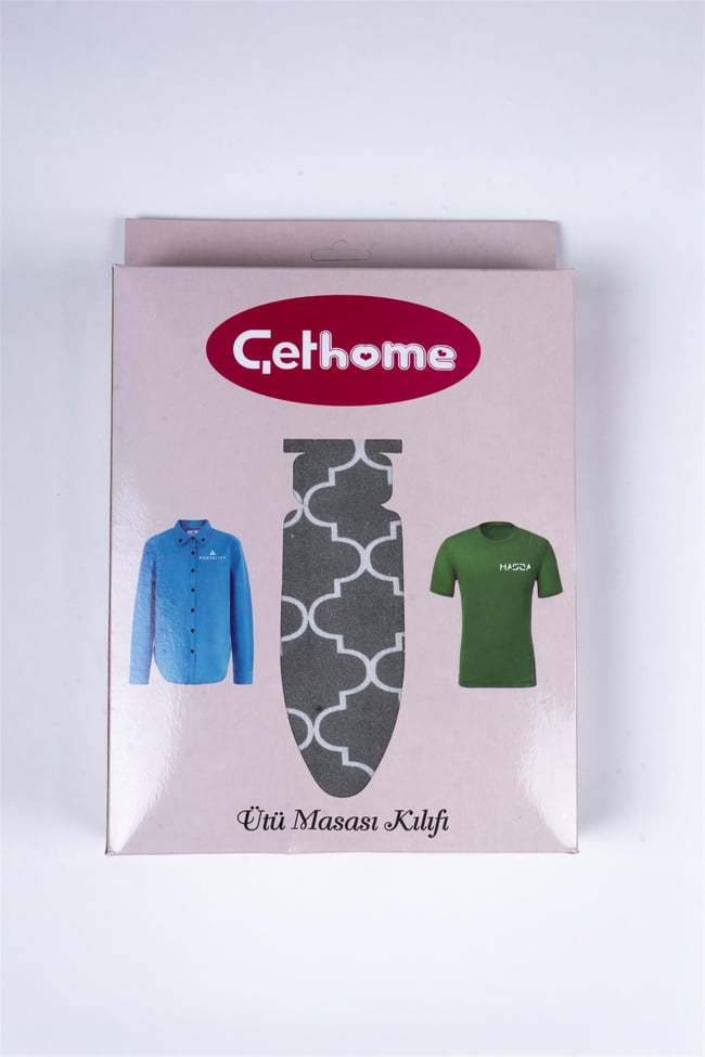 Çethome Kafes Süngerli Ütü Masası Kılıfı 50X140 CM