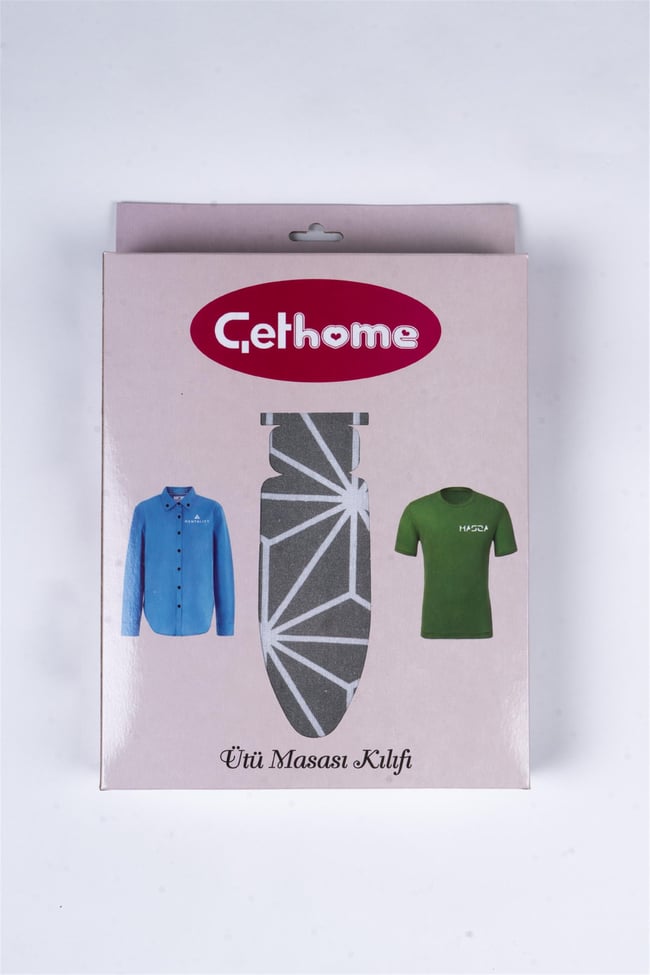 Çethome Yıldız Süngerli Ütü Masası Kılıfı 50x140 Cm
