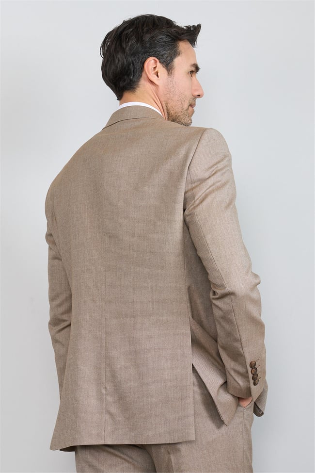 Çetinkaya 9106 Erkek Jador 6 Drop Takım Elbise Camel