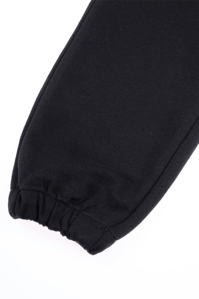 Çetinkaya FitClub 33411 Unisex 2 İplik Rejenere Eşofman Alt Siyah 4-12 Yaş
