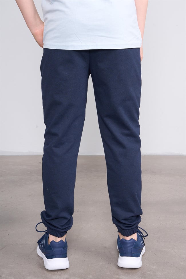 Çetinkaya FitClub 33411 Unisex 2 İplik Rejenere Eşofman Alt Lacivert 4-12 Yaş