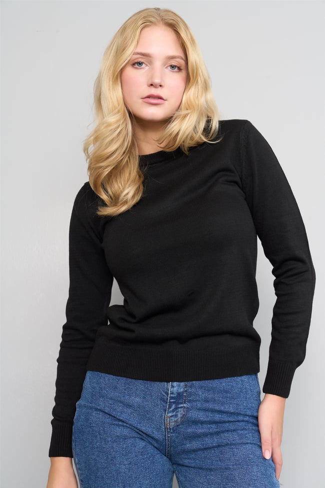 Çetinkaya Miyamira 2275 Siyah Basic Triko