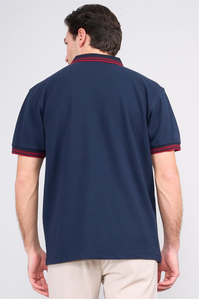 Chester Polo 3894 Erkek Polo Yaka 30/1 Penye Pike T-shirt Koyu Lacivert