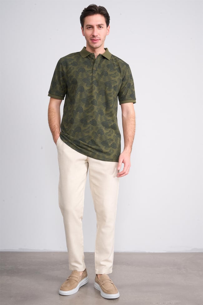 Chester Polo 8091-E Erkek Yan Cep Pantolon Bej