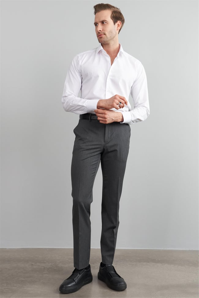 Chester Polo 9255 Erkek Slimfit Pantolon Gri