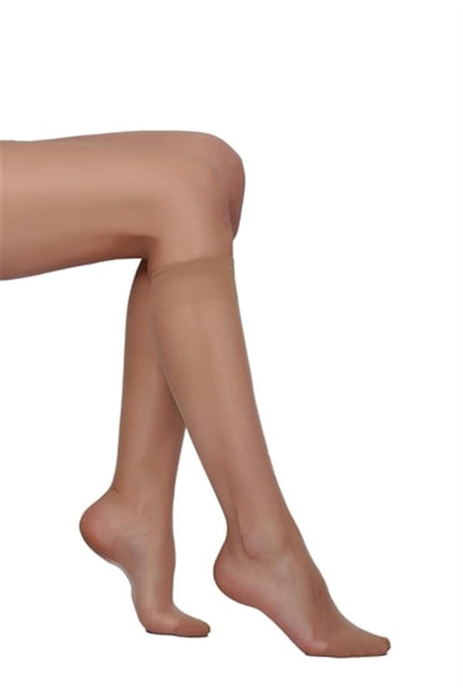 Daymod Sıyah Lady Fıty 15  Burunlu Soket Corap