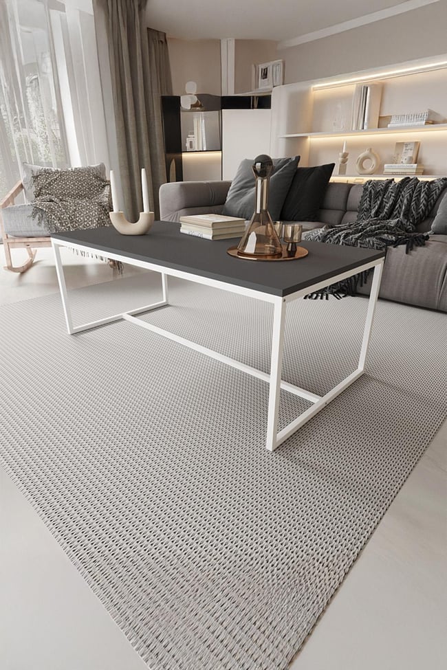Deconode Alpine Orta Sehpa Beyaz-Antrasit DN1100BA