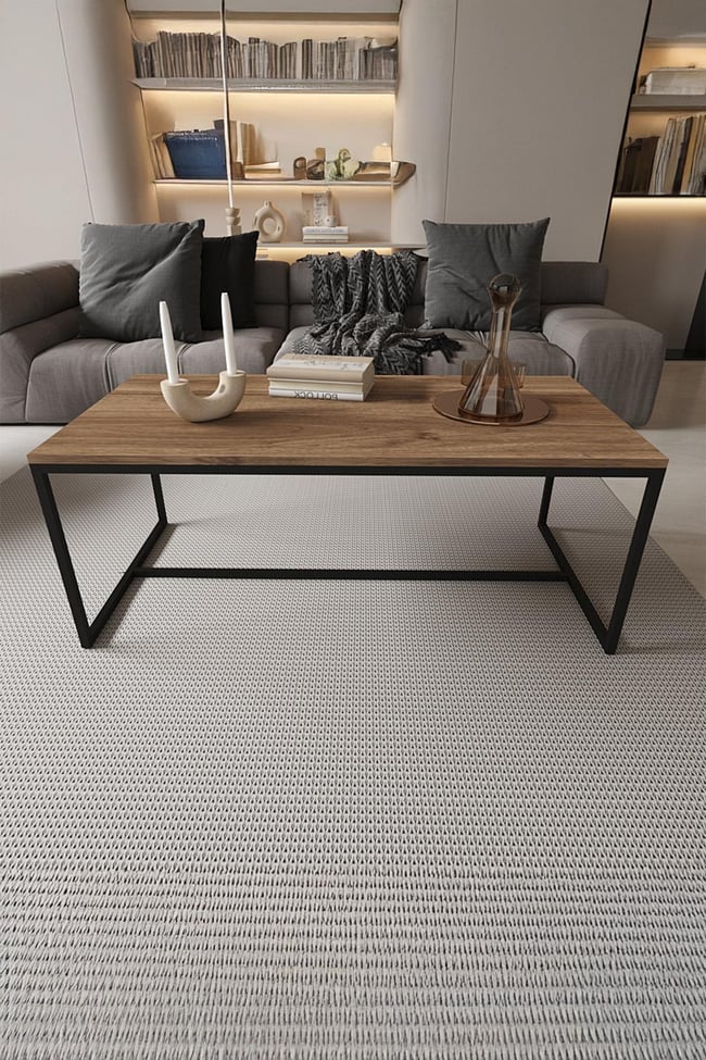 Deconode Alpine Orta Sehpa Siyah-Kahverengi DN1100SK