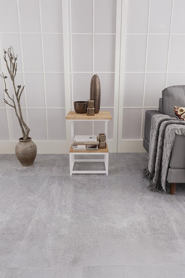 Deconode Authentic 2 Katlı Yan Sehpa Beyaz-Çam DN1040BÇ