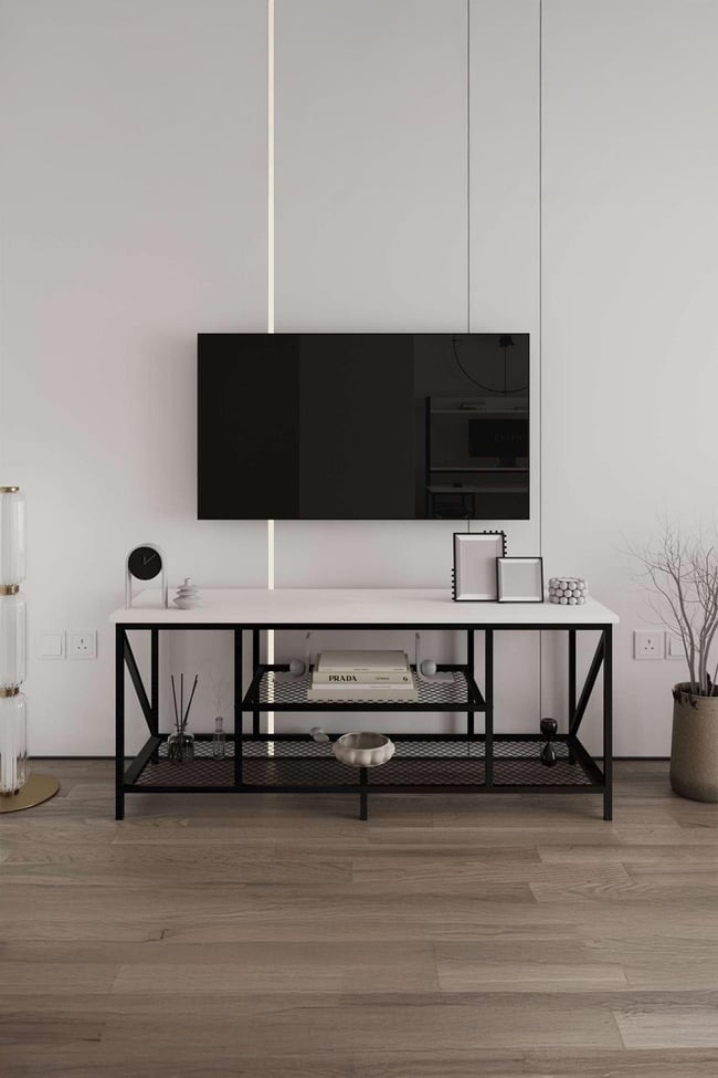 Deconode Clara Konsol Siyah- Beyaz DN1120SB