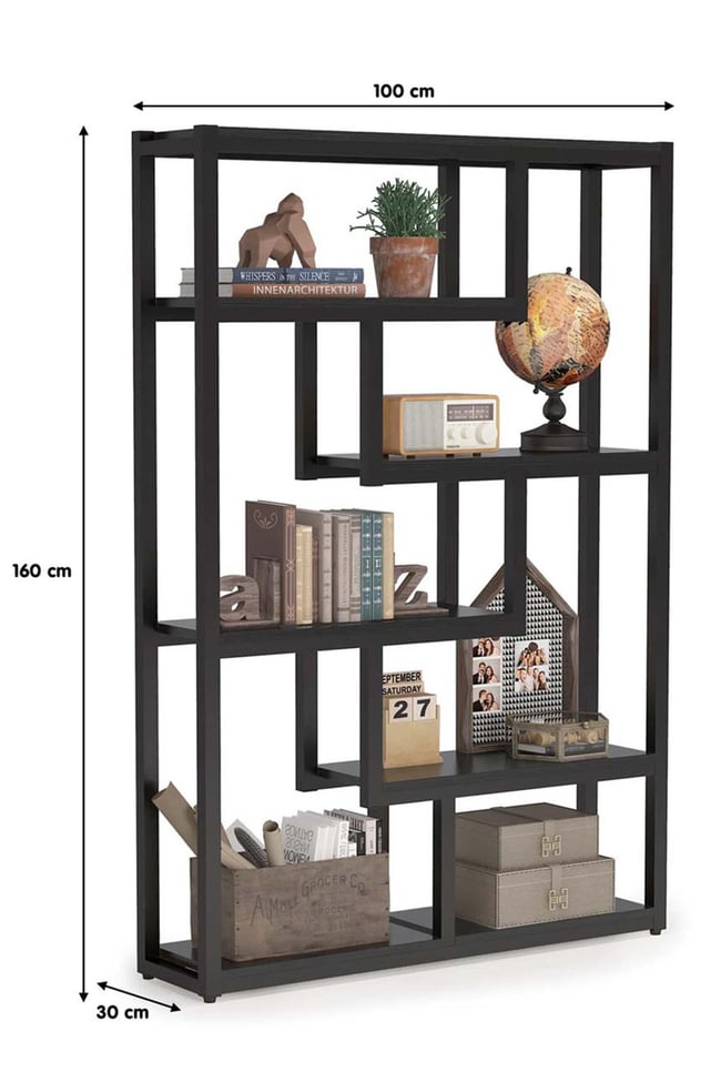 Deconode Fancy Kitaplık Antrasit DN1070A