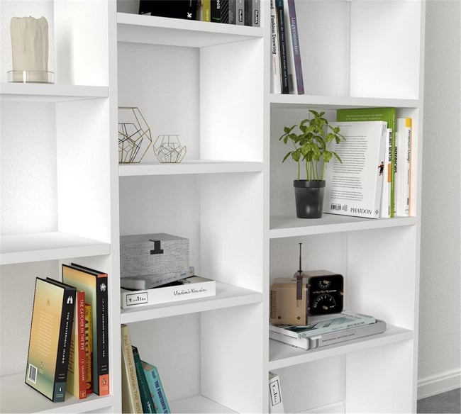 Dekorister Ample Kitaplıkk Beyaz