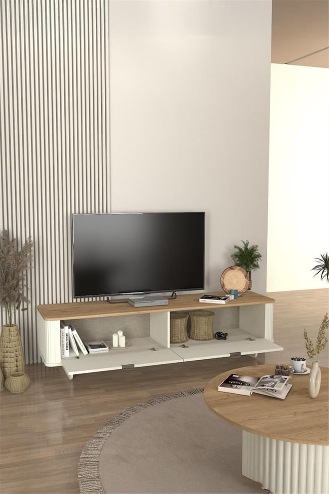 Dekorister Bohema Tv Sehpası Aytaşı - Sepet 180cm