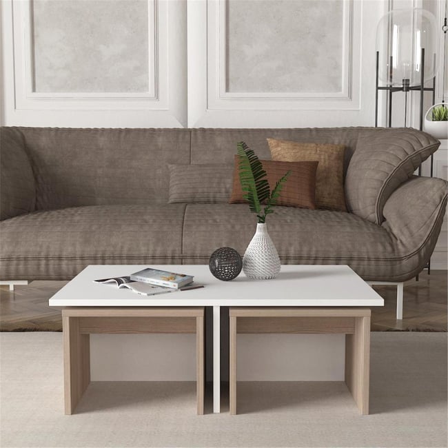 Dekorister Chest Orta Sehpa BeyazCordoba
