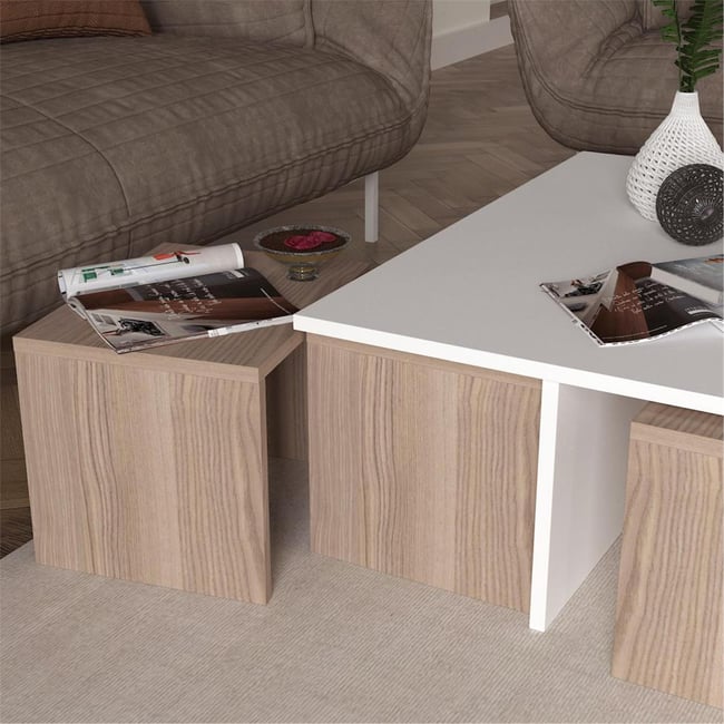 Dekorister Chest Orta Sehpa BeyazCordoba