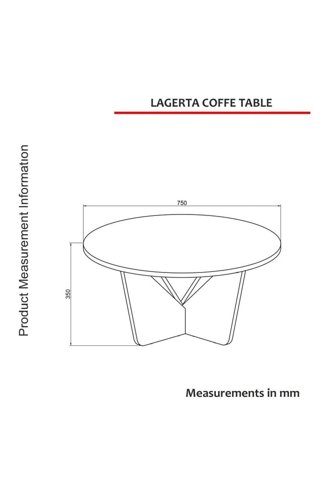 Dekorister Lagerta Orta Sehpa Beyaz Mermer - Beyaz