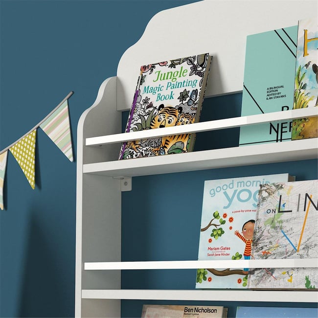 Dekorister Montessori Kitaplık Beyaz