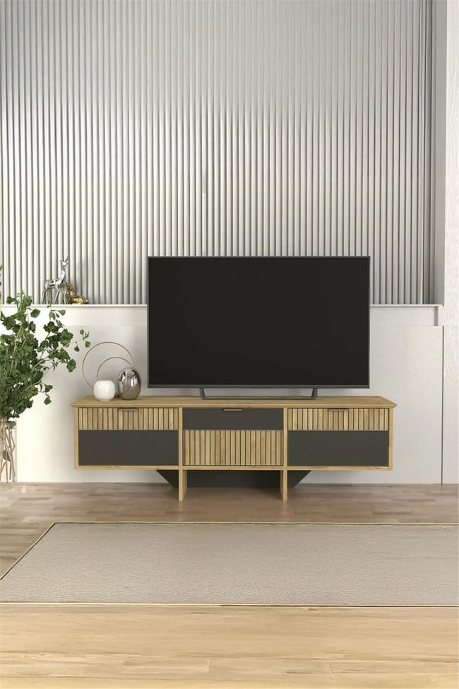 Dekorister Poleth Tv Stand Safir - Antrasit - Bona
