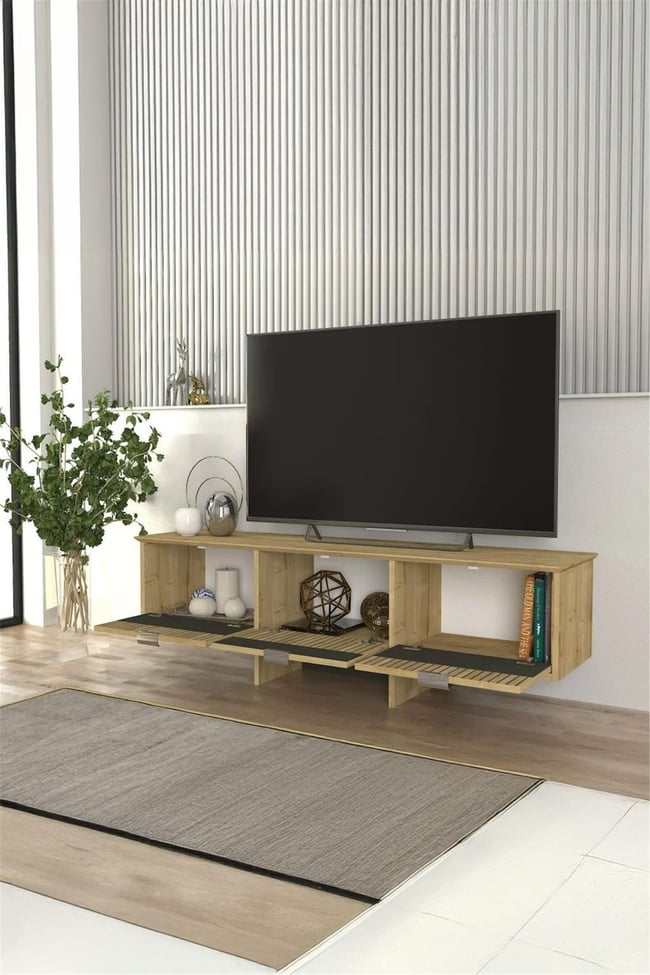 Dekorister Poleth Tv Stand Safir - Antrasit - Bona