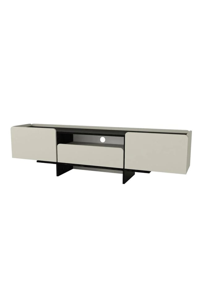Dekorister Rogan Tv Stand Kumtaşı - Senkronsiyah
