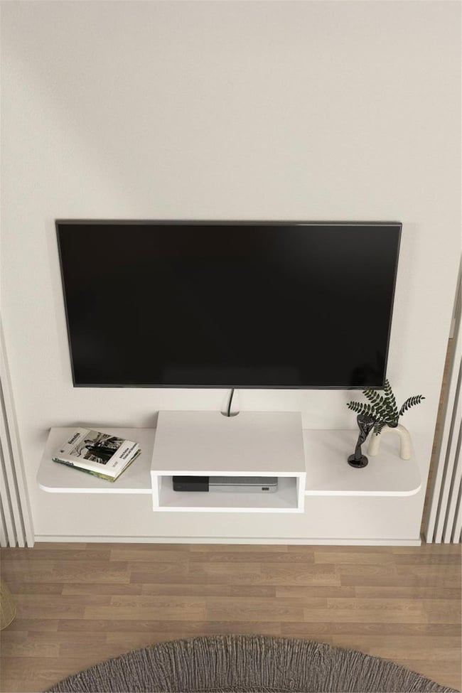 Dekorister Toby Tv Sehpası Beyaz 115 cm