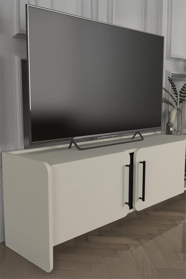 Dekorister Venera Tv Sehpası Kumtaşı - Senkronsiyah 150 cm