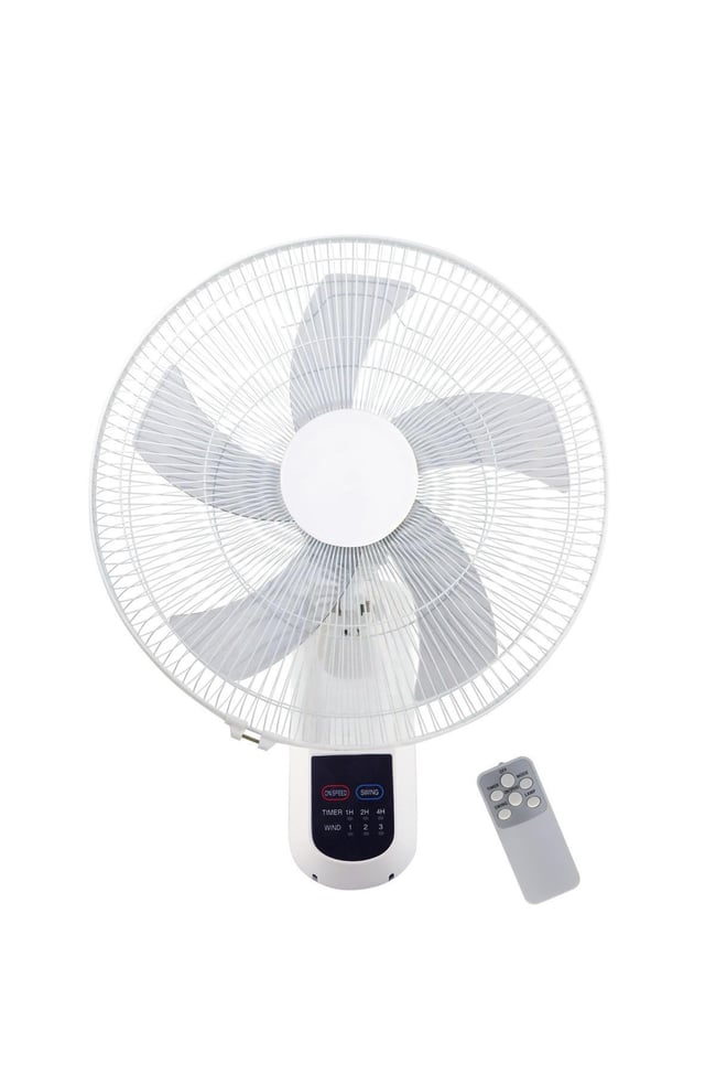 DLC Duvar Vantilatörü Kumandalı Beyaz 50 Watt (FW-40-019RWH)