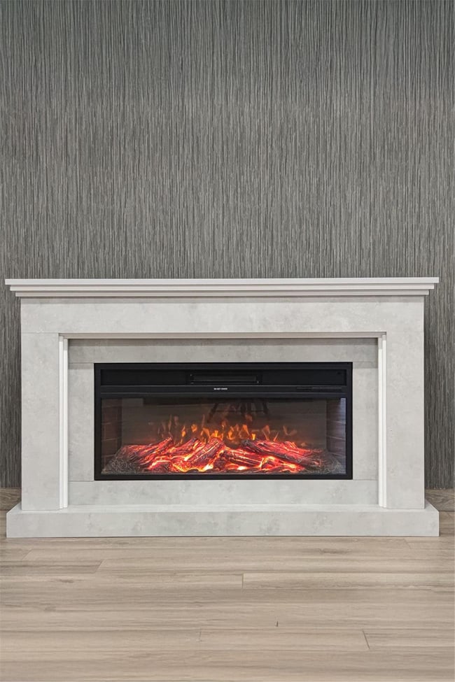 DLC Retro Desenli Şömine 1800W If34 (DLC1160)