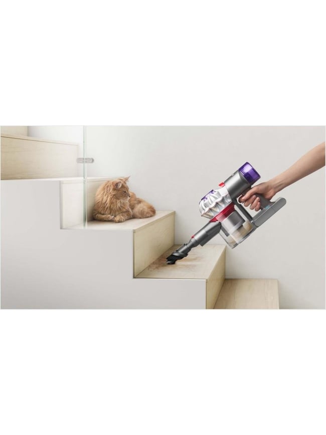 Dyson V8 Kablosuz Dikey Şarjlı Süpürge Gümüş Nikel