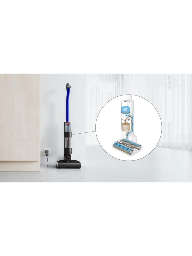 Dyson WashG1™ (Parlak Mavi / Mat Siyah) Islak Kuru Dike Şarjlı Süpürge