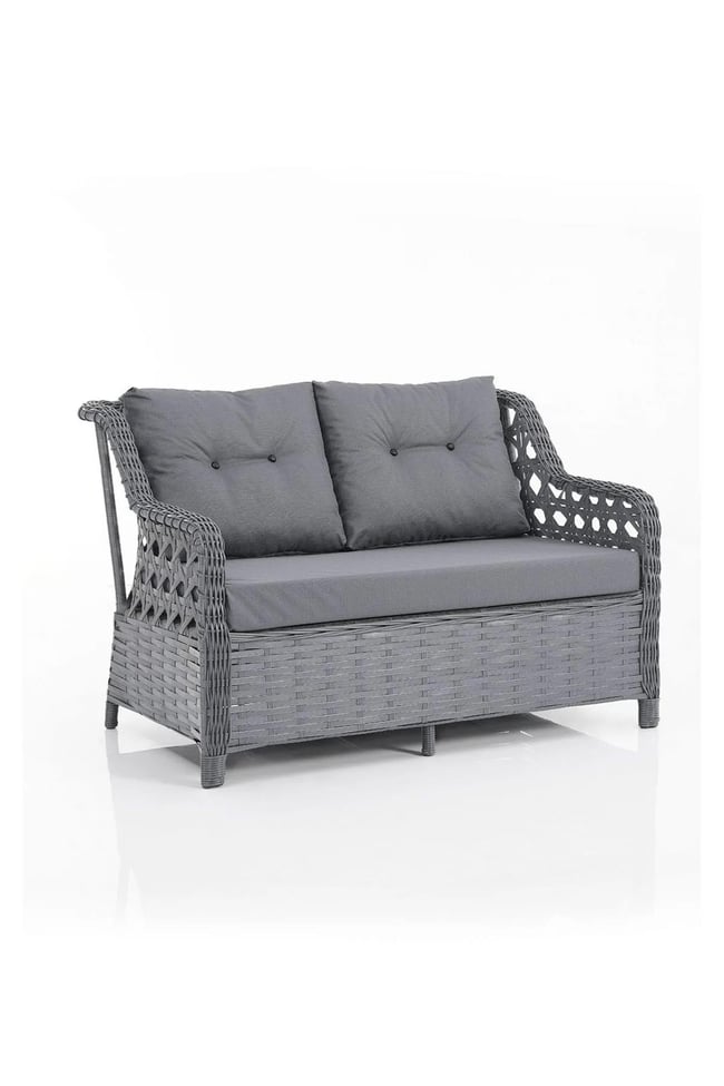 Evdemo Eren Rattan Bahçe Balkon Takımı 2+1+1 Antrasit