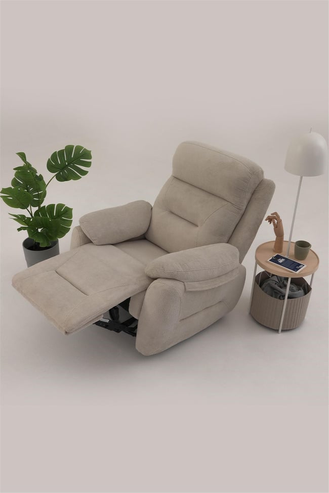 Eymense Comfort TV Koltuğu Fonksiyonel Baba Koltuğu Krem