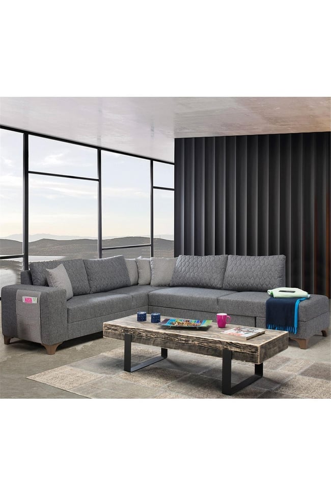 Eymense Loft Köşe Koltuk Takımı Gri
