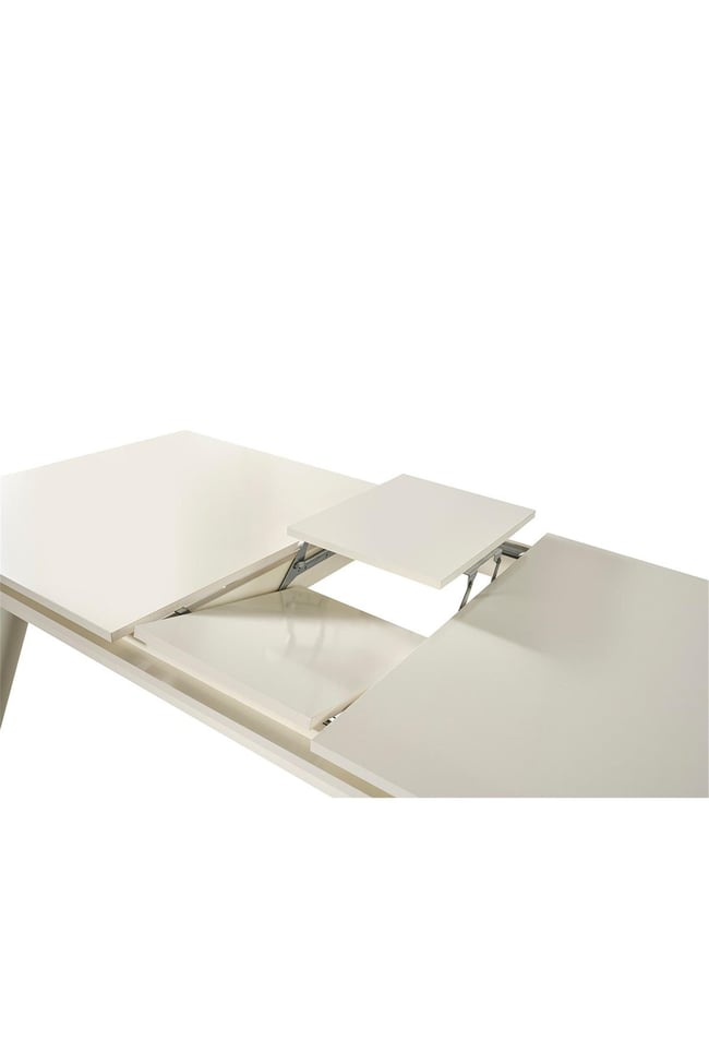 Eymense Lotus Yemek Odası Takımı Silver Beyaz Silver