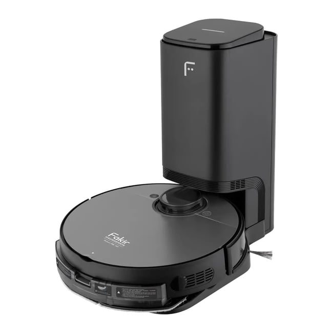 Fakir Robert RS 780 Plus Çöp İstasyonlu Akıllı Robot Süpürge Siyah