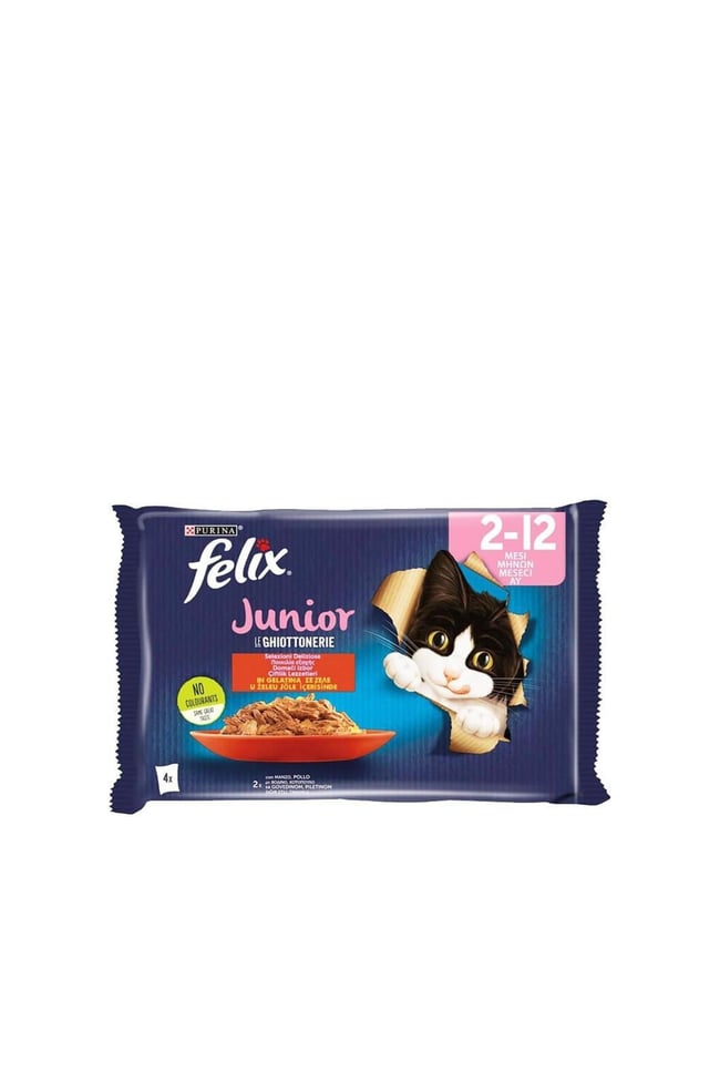 FELIX 4*85 GR YAVRU KEDI MAMASI TAVUK ETLI  POUCH