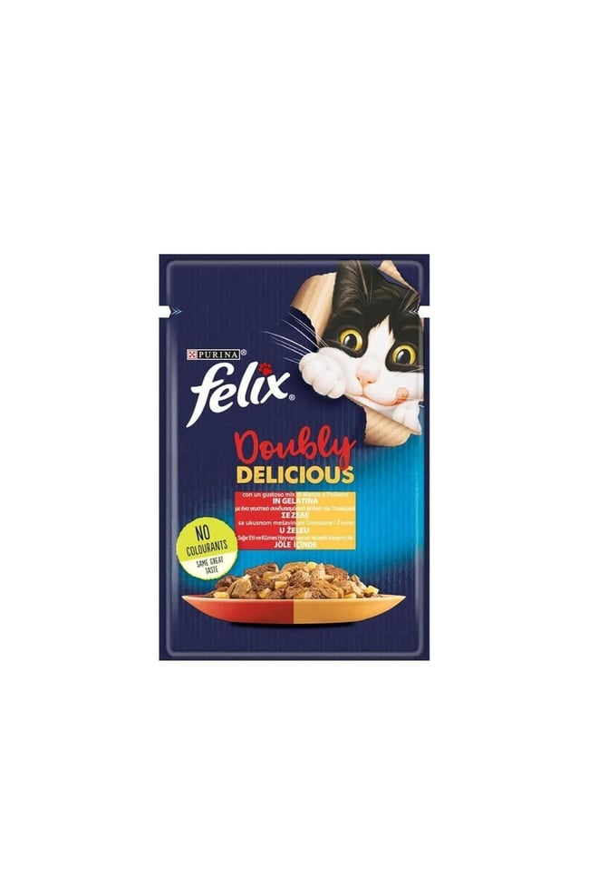 FELIX 85 GR KEDI MAMASI SENSATION SIGIR VE TAVUK ETLI POUCH
